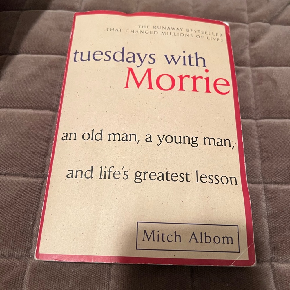 Tuesdays with Morrie Book by Mitch Albom